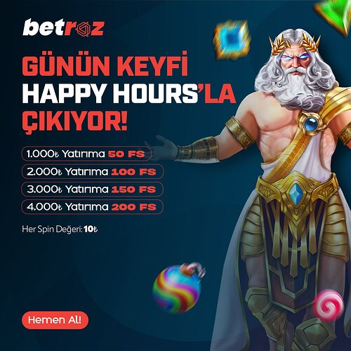 Betroz Happy Hours Zamanı