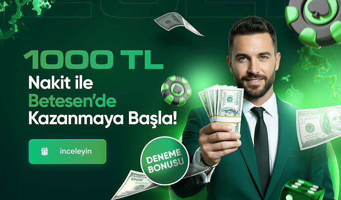 Betesen 1000 TL Deneme Bonusu